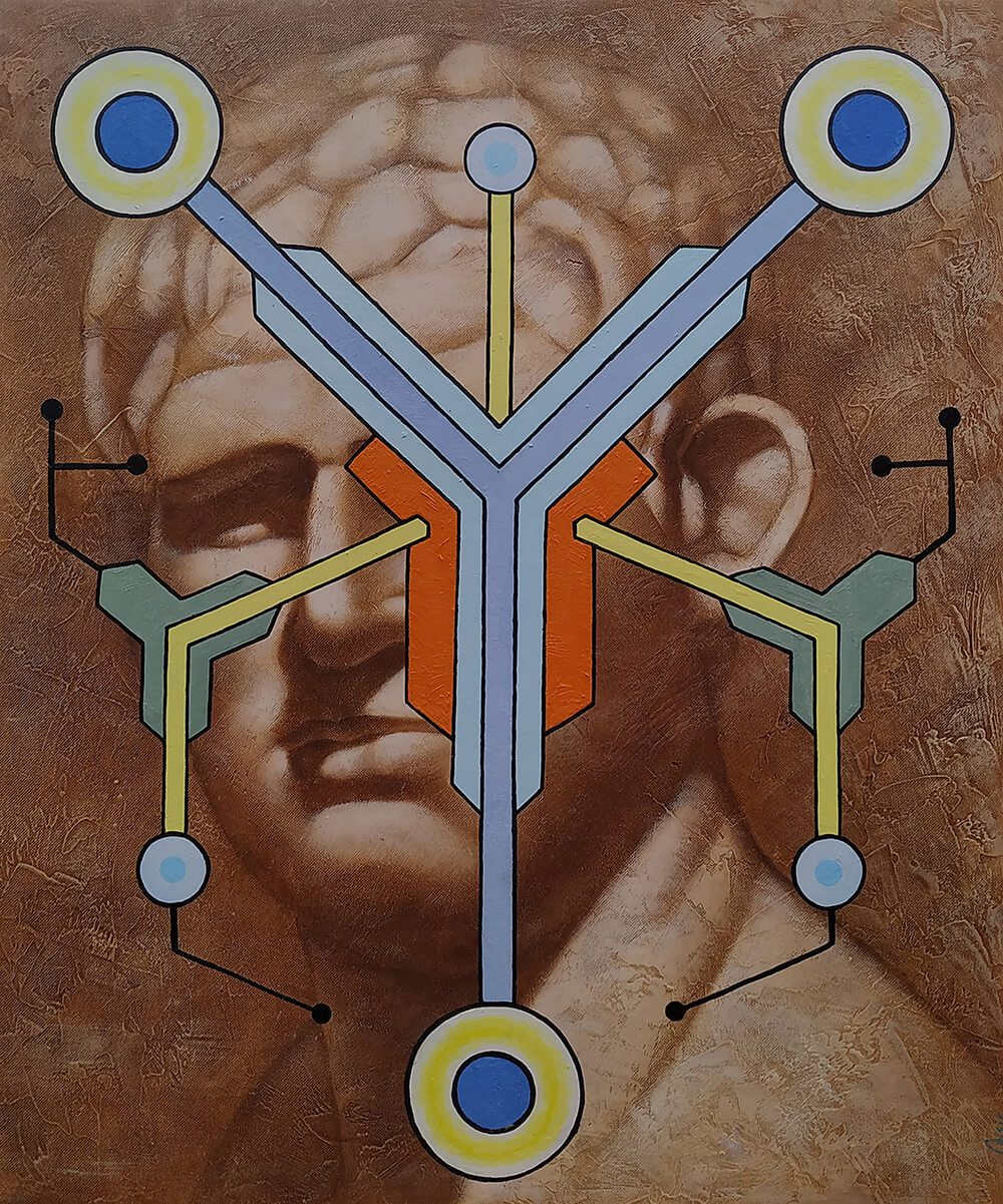 Metaphysical / 53x63cm / 2021 / oil on canvas Metaphysical / 53x63cm / 2021 / oil on canvas